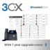 3CX Enterprise Telephone System Annual License - 48SC