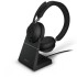 Jabra Evolve2 65 UC Stereo Headset with Charging Stand