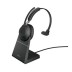 Jabra Evolve2 65 UC Mono Headset with Stand