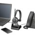 Plantronics Poly Voyager 4210 Office MS Headset With 2-Way Base