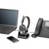 Plantronics Poly Voyager 4220 Office UC Headset With 2-Way Base