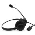Vega Dual Ear Call Centre Headset with Noise Cancelling