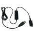Vega USB QD Cable - UC MS For Plantronics Corded Headsets