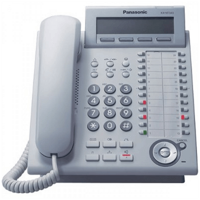 Panasonic KX-DT343 B 24 Button Digital Display Speaker Telephone Black Works 