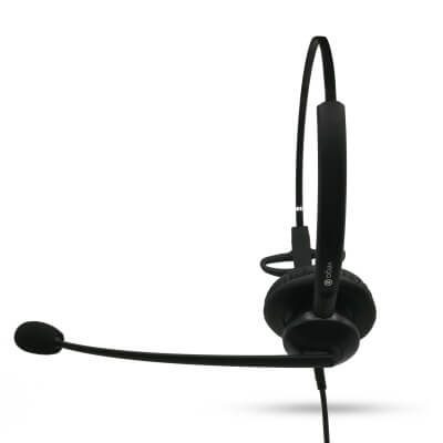 Vega Single Ear Call Centre Headset with Noise Cancelling