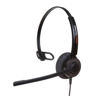Agent 350 Mono Noise Cancelling Headset - PLX QD