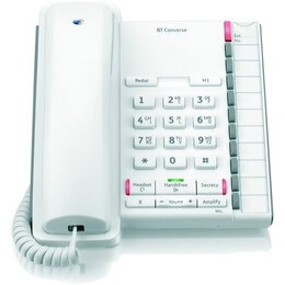 BT Converse 2200 Corded Telephone in White