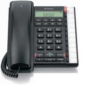BT Converse 2300 Corded Telephone in Black