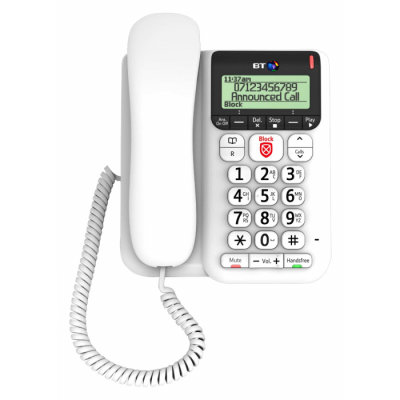 BT Decor 2600 Telephone including Answering Machine