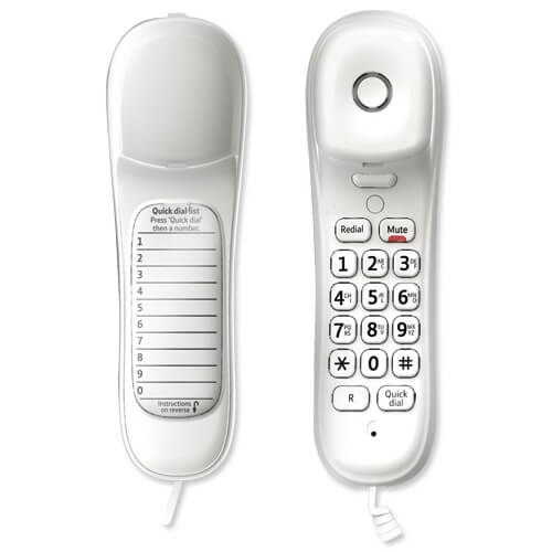 BT Duet 210 Telephone in White