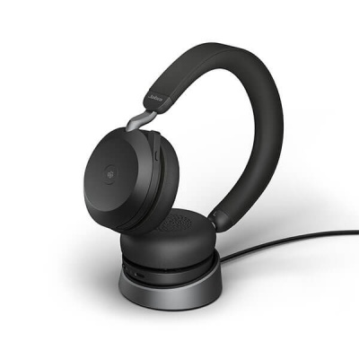 Jabra Evolve2 75 USB MS Teams Headset with Charging Stand