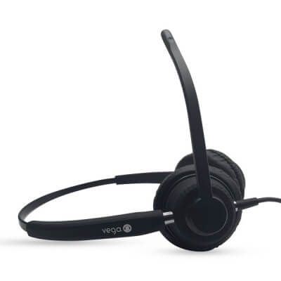 Avaya 1120E Vega Chrome Stereo Noise Cancelling Headset