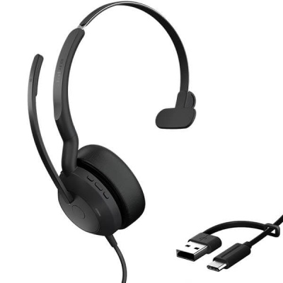 【新品未使用】Jabra Evolve2 50 USB-A UC Mono 美品 Jabra Evolve2 50 Mono USB Headset - Headsets Direct