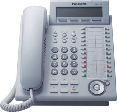 Panasonic KX-DT343 Telephone in White