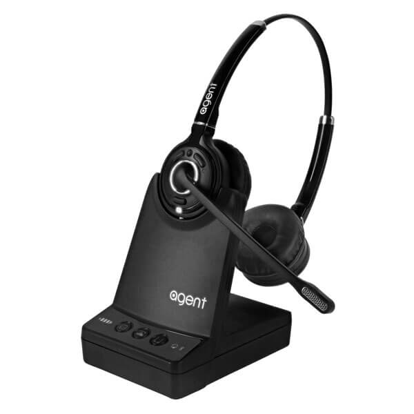 Agent AW80 Stereo Wireless DECT Headset - PC/Deskphone/Mobile