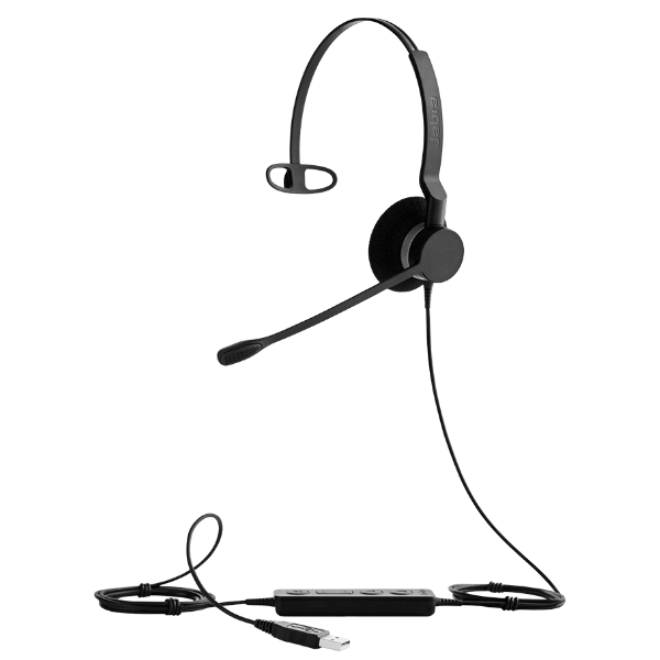 Jabra BIZ 2300 USB Mono MS Lync Corded PC Headset Jabra 2393-823