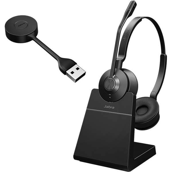 Jabra Engage 55 USB-A MS Stereo Wireless On Ear Computer Headset with