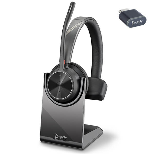 Poly Voyager 4310 UC USB-C Headset & Charging Stand