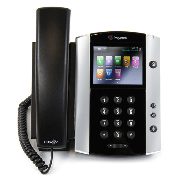 Polycom VVX 501 VoIP Telephone in Black Headset Store