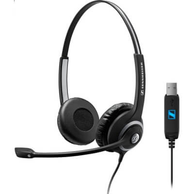 Sennheiser SC 160 Binaural USB Headset | 508315 | Headset Store