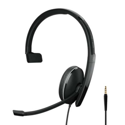 Sennheiser PC 3 Chat Durable On-Ear Wired Headset Noise Cancelling  Microphone fo