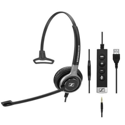 Sennheiser SC 635 USB UC Mono Headset Refurbished