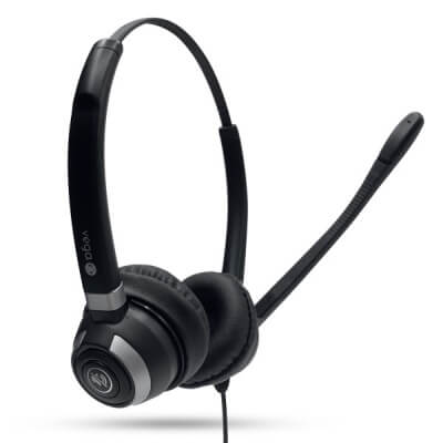 Alcatel-Lucent 4102T Switchable Binaural Premium Office Headset