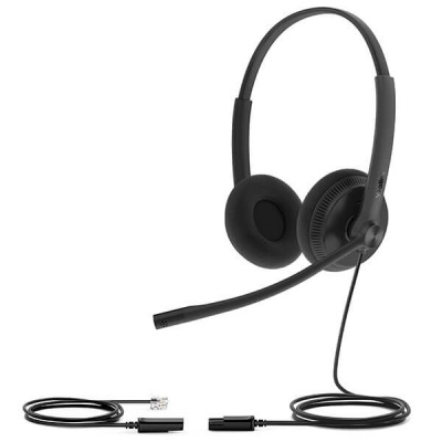 Yealink YHS34 Lite Dual Headset QD to RJ9