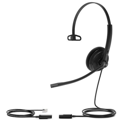 Yealink YHS34 Lite Mono Headset QD to RJ9